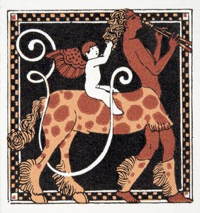 Letter U, from Personages de Comedie
