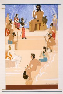 The Worship of Zeus, an illustration from 