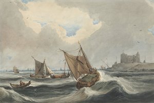Ships in Front of the Harbor of Vlissingen