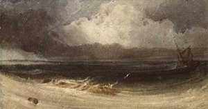 The Shipwrecked Mariner by Francois Louis Thomas Francia