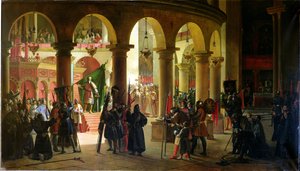 Godfrey of Bouillon Depositing the Trophies of Askalon in the Holy Sepulchre Church, August 1099