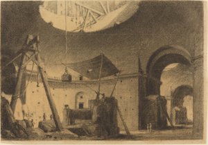 Repairing a Dome by Francois Marius Granet