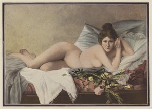 Faded flowers from a lover by Francois Maurice Lard