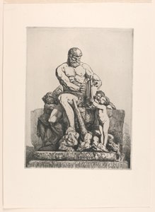 Hercules, plate one from Twelve Etchings by Chifflart