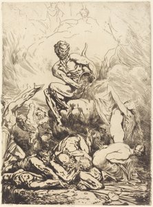The Silver Devil by Francois Nicolas Chifflart