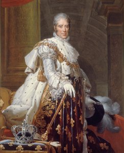 Portrait of Charles X in Sacred Costume by Francois Pascal Simon (studio of) Gerard
