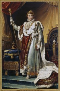 Portrait of Emperor Napoleon I Bonaparte in His Coronation Robes