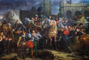 The Arrival of Henry IV in Paris by Francois Pascal Simon Baron Gerard