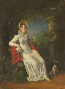 Caroline Bonaparte, Queen of Naples and Sicily, in the Bois de Boulogne