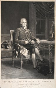 Charles Maurice de Talleyrand-Perigord, Prince de Benevent, Vice Grand Electeur by Francois Pascal Simon Gerard