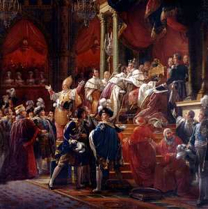 The Coronation of King Charles X, 29th May 1825 in Reims Cathedral (detail) by Francois Pascal Simon Gerard