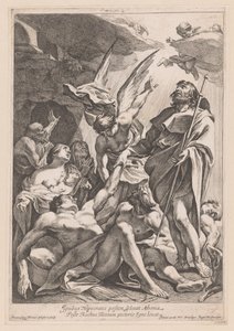 Saint Roch Healing the Plague Victims by Francois Perrier