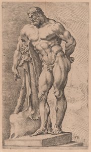 The Farnese Hercules, three-quarter view turned to left [plate 3]