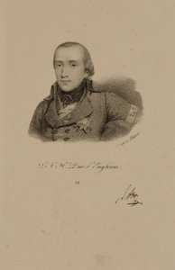 Louis Antoine Henri de Bourbon, Duke of Enghien Wearing the Conde Uniform by Francois Seraphin Delpech