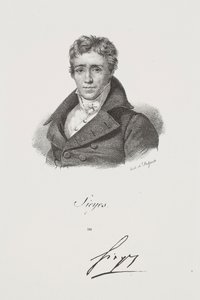 Portrait of Emmanuel Joseph Sieyès by Francois Seraphin Delpech