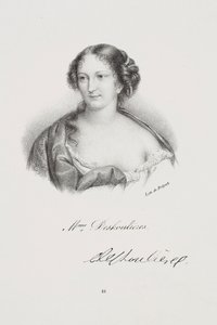 Portrait of the writer Antoinette Des Houlières by Francois Seraphin Delpech