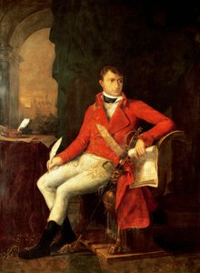 Portrait of Napoleon I Bonaparte in Uniform of First Consul