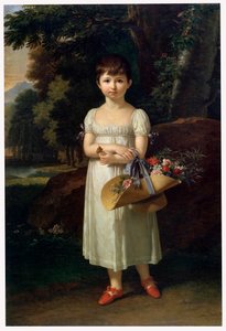Portrait of Amelia Oginski, late 18th or early 19th century by Francois Xavier Fabre