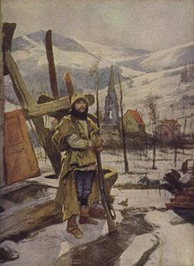 On Guard in Alsace by Francois after Flameng