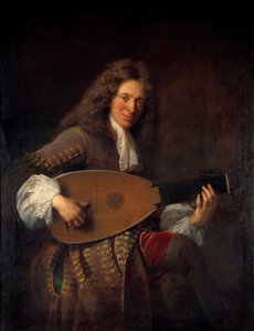 Portrait of Charles Mouton, Luthist by Francois de Troy