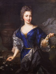 Portrait of Marie-Anne de Bourbon, Princess of Conti, 1690 by Francois de Troy