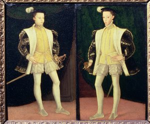 Left to Right Francis II and Charles IX of France