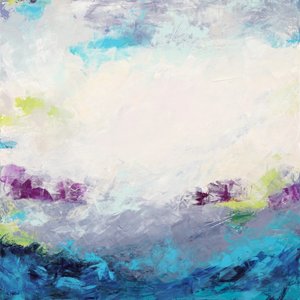 Dreamy Abstract Landscape by Françoise Wattré