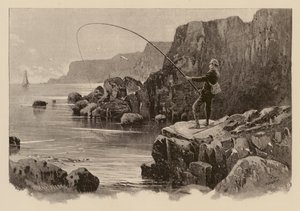 Bass fishing by Frank (after) Feller