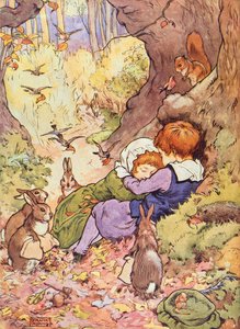 Babes in the Wood from My Nursery Story Book, pub. by Blackie & Son by Frank Adams