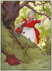 Illustration for Old Dame Trot And Her Pig
