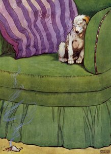 Illustration for Old Mother Hubbard by Frank Adams