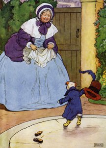 Illustration for Old Mother Hubbard by Frank Adams
