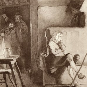Illustration for The Scholar-Gipsy by Matthew Arnold by Frank Adams