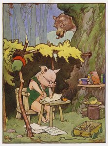 Illustration for The Three Little Pigs