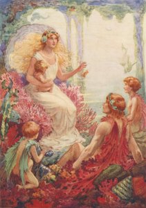 The Home of the Merman, from The Forsaken Merman by Matthew Arnold