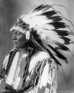 Chief Hollow Horn Bear, Sioux by Frank Albert Rinehart
