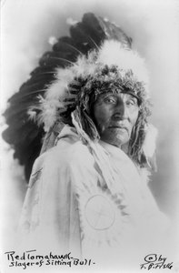 Red Tomahawk, slayer of Sitting Bull (photo) by Frank Bennett Fiske
