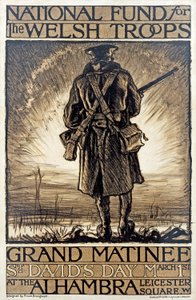 Poster Advertising a Fundraising Event for the National Fund for the Welsh Troops