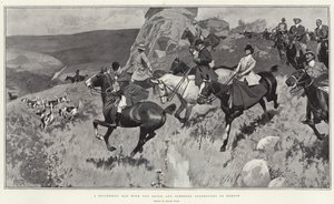 A Successful Day with the Devon and Somerset Staghounds on Exmoor by Frank Craig