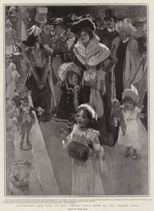 Inspecting the Toys in the Truth Doll Show at the Albert Hall by Frank Craig