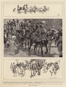 The Coaching Season in London, the meet of the Coaching Club in Hyde Park by Frank Craig