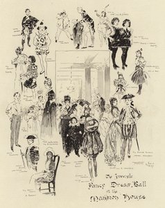 The Juvenile Fancy Dress Ball at the Mansion House by Frank Craig