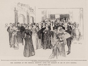 The Reception at the Imperial Institute after the Banquet in Aid of Guy