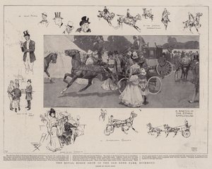 The Royal Horse Show in the Old Deer Park, Richmond by Frank Craig