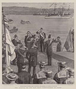 The Arrival of the New High Commissioner in Crete by Frank Dadd