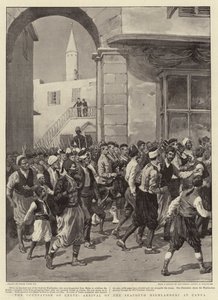 The Occupation of Crete, arrival of the Seaforth Highlanders at Canea by Frank Dadd