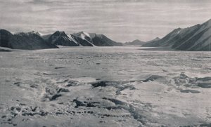 An Outlet Glacier Valley Completely Filled With Ice by Frank Debenham