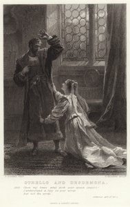 Othello and Desdemona, Othello, Act IV, Sc 2 by Frank Dicksee