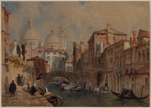 View of Venice: The Dome of Santa Maria della Salute by Frank Dillon