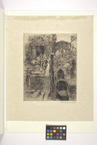 Bridge Of Sighs, Venice (Plate 1) by Frank Duveneck